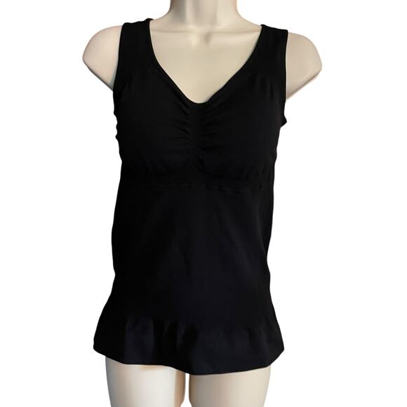Woman Ocean Super Stretchy Tankini Top Padded Bra XXL Pool Beach Cruise Resort - Picture 1 of 5